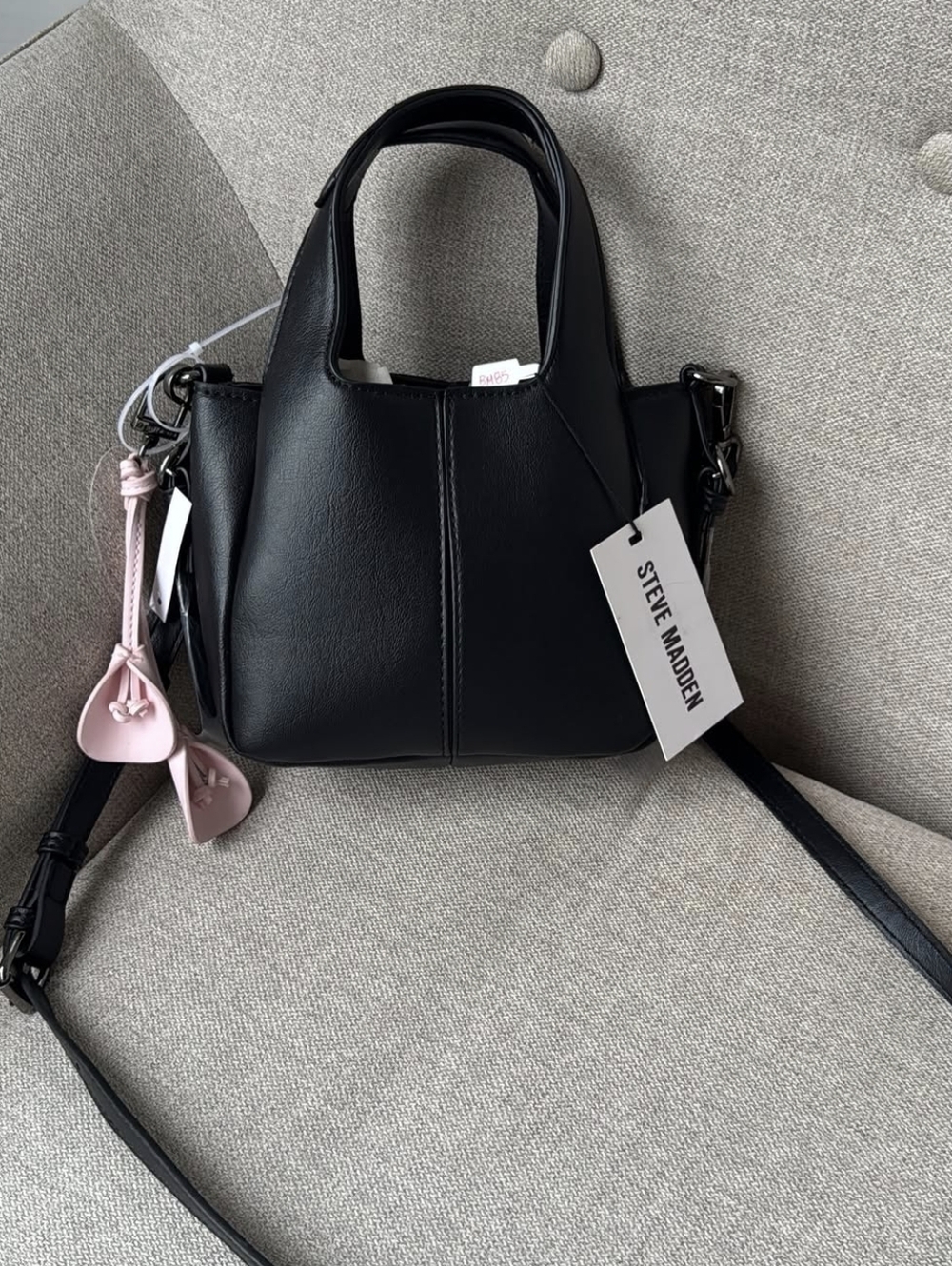 Steve Madden Black Women's Mini Tote Bag